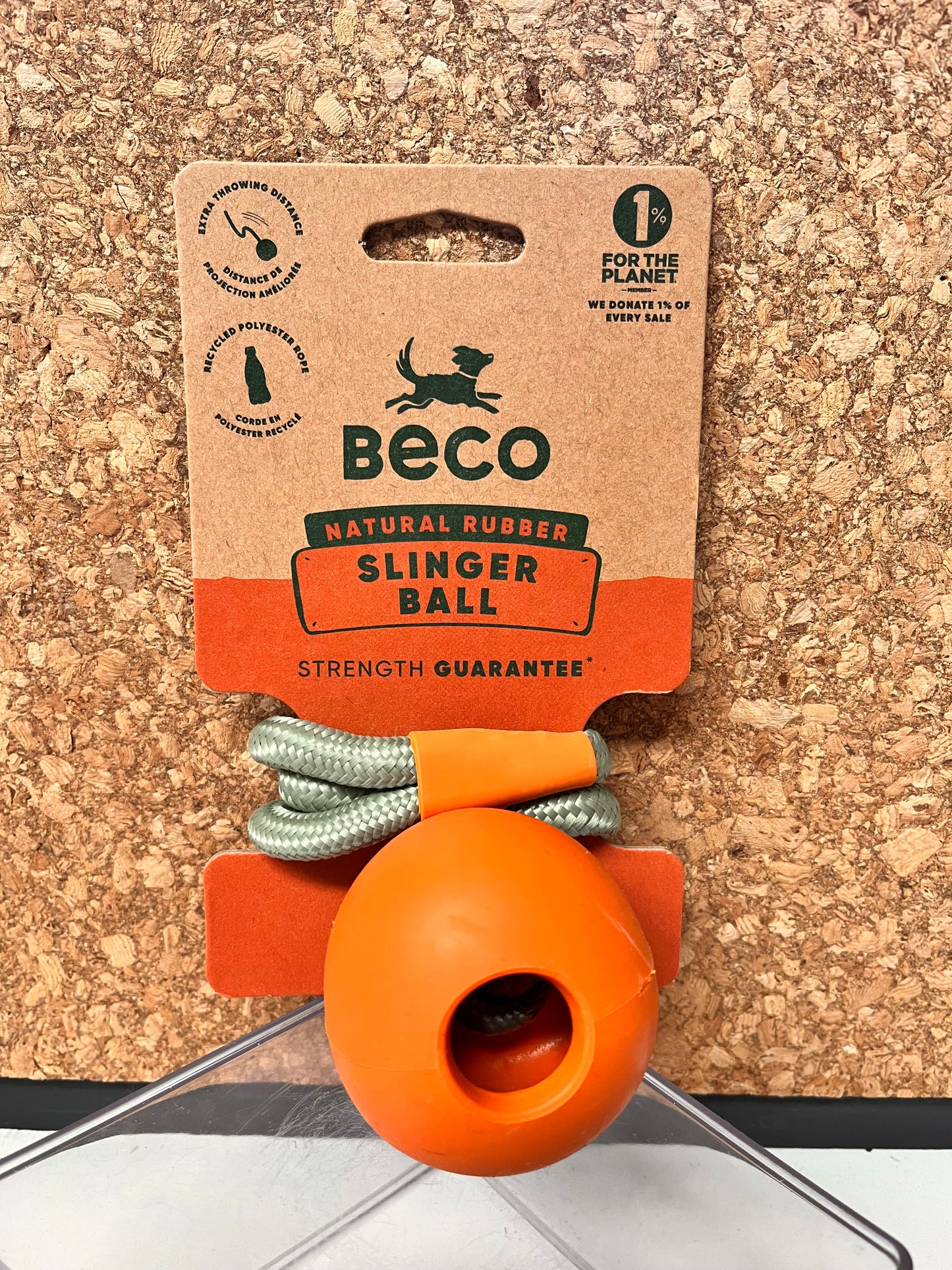 Beco Natural Rubber Slinger Ball