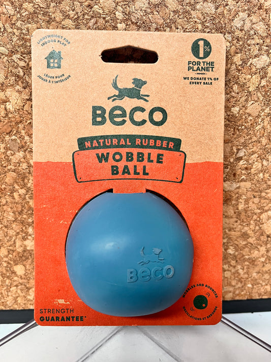 Beco Wobble Ball Natural Rubber Toy